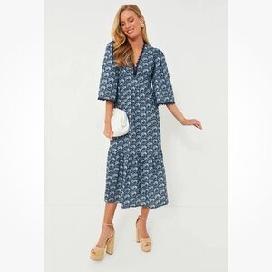 NWT Hyacinth House Rhoda Ric Rac Floral Midi Dress (M)